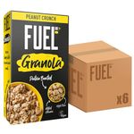 FUEL10K Peanut Loaded Chunky Granola, Protein Boosted & High in Fibre, 400 g (Pack of 6)