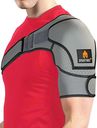 Sparthos Shoulder Brace - Adjustable Support Sleeve for Torn Rotator Cuff, AC Joint Relief, Shoulder Stability & Compression - Fits Bicep 10-14 in, Left or Right, Men & Women - Measure Before Purchase