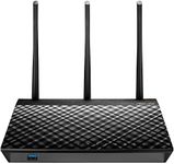 ASUS AC1750 WiFi Router (RT-AC66U B1) - Dual Band Gigabit Wireless Internet Router, ASUSWRT, Gaming & Streaming, AiMesh Compatible, Included Lifetime Internet Security, Adaptive QoS, Parental Control