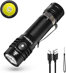 Sofirn SC18 Led Torch Rechargeable 1800 Lumens, Pocket EDC Flashlight with Super Bright LED, IPX8 Water Resistance Handheld Torch, for Camping Hiking Emergency