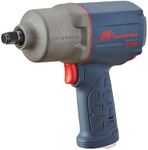 Ingersoll Rand 2235TiMAX 1/2” Drive Air Impact Wrench – Lightweight 4.6 lb Design, Powerful Torque Output Up to 1,350 ft-lbs, Titanium Hammer Case, Max Control, Gray