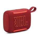 JBL Go 5 - Ultra-Portable Waterproof & Drop-Proof Speaker with JBL Legendary Sound & Ambient Edge Lighting, AirTouch Instant Stereo Pairing or Link Multiple Compatible Speakers via Auracast™ (Red)