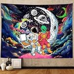 Funny Space Astronaut Alien Tapestr