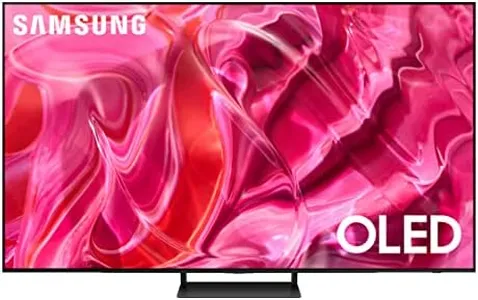 SAMSUNG 55-Inch Class OLED 4K S90C Series Quantum HDR, Dolby Atmos Object Tracking Sound Lite, Ultra Thin, Q-Symphony 3.0, Gaming Hub, Smart TV with Alexa Built-in (QN55S90C, 2023 Model)