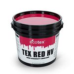 Ecotex® Tex Red HV Emulsion (Pint - 16oz.) - High Viscosity Pre-Sensitized Screen Printing Emulsion, for Plastisol and UV Inks, Silk Screens, Textiles, and Fabric - Screen Printing Supplies