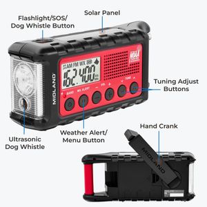Midland ER310 Weather Alert Radio – NOAA All Hazard Emergency Radio