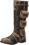 Ellie Shoes Women's 181-Silas Steampunk Boot, Black, 7 M US