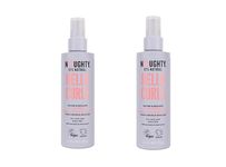 Noughty 97% Natural Hello Curls Define and Re-Shape Curl Primer, Sulphate Free Vegan Haircare, Vitamin Rich Formula for Curly and Wavy Styles, with Sea Kelp and Shea Butter 200 ml Spray DUO