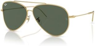 Ray-Ban - Aviator Reverse - Black/Gold - Square - 62mm - Unisex Sunglasses