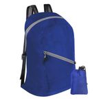 Foldable Backpack Lightweight Small Waterproof Blue, Lightweight Foldable Backpack, Hiking Backpack Waterproof Travel Daypack for Men Women Camping Gym Walking Cycling