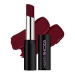 Hilary Rhoda Power Stay NonTransfer Lipstick | Matte Finish | Infused with Vitamin E & Shea Butter | Lightweight & Highly Pigmented | Glides Easily & Smudge-Proof (Rebel Red, 3.2 g)