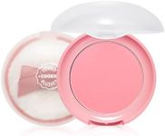 ETUDE Lovely Cookie Blusher #PK002 Grapefruit Jelly 4g | Glowing & Natural Powder Blush with Long-Lasting Sebum Control | Easy Application | Puffy Cushion for a Lovely Makeup Look