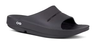 OOFOS Women's Ooahh Sport Sandals, Black Classic, 47/49 EU