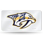 Rico NHL Predators Nashville Laser Tag (Silver) Sports Fan Automotive Accessories, Multicolor, One Size