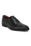 Louis Philippe Men Formal Black Leather Oxford Shoes Euro- 41