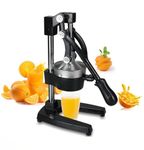 Niyam Manual Citrus Juicer Heavy Duty Fruit Juice Maker Machine Hand Press Orange Squeezer For Commercial and Family Use For Lemon Orange Lime & All Fruits (40 x 39 x 17.2 CM - Metal) (Model 1)