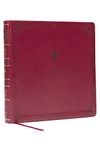 NABRE XL, Catholic Edition, Leathersoft, Burgundy, Comfort Print: Holy Bible