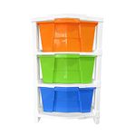 Puffin Multipurpose 3Plastic Modular Drawer System Multi Color use office, home