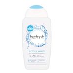 Femfresh Active Intimate Wash, Feminine Hygiene Shower Gel Cleanser, pH Balanced, Soap Free Feminine Wash with Ginseng & Antioxidants, Long-Lasting Freshness, 250ml