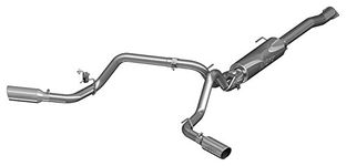 MBRP S5340AL Cat Back Exhaust System Dual Side Exit with Stainless Steel Tips; Fits Toyota Tacoma 2016-2023, 3"/2.5" Tubing, Aluminized Steel