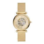 Fossil Watch for Women Carlie Automatic/3 Hand movement 35mm case size with a Stainless Steel strap ME3250