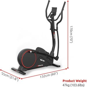 Viavito Sina Elliptical Trainer – Home Cardio Exercise Machine