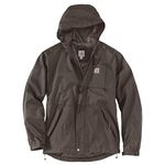 Carhartt Men's Storm Defender Loose Fit Midweight Jacket, Tarmac, X-Large Tall