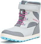 Merrell Snow Storm 3.0 Waterproof Boot, Grey/Turq/Pink, 1 US Unisex Big Kid