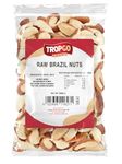 Tropgo Raw Brazil Nuts 500g - Packed Fresh, 100% Natural Brazilian Nuts with Fibre, Protein, and Minerals, Perfect for Snacking - Kosher Nuts - Bulk Brazil Nuts