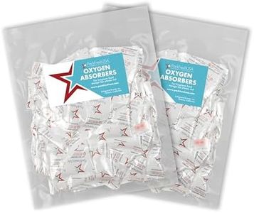 PackFreshUSA: 100 Pack - 500cc Oxygen Absorber Packs - Food Grade - Non-Toxic - Food Preservation - Long-Term Food Storage Guide Included