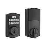 Kwikset 99130-003 SmartCode 913 Non-Connected Keyless Entry Electronic Keypad Deadbolt Door Lock Featuring SmartKey Security, Traditional Venetian Bronze