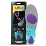 Frido Plantar Fasciitis Pain Relief Ortho Insoles | Orthopedic Arch Support Insoles For Men & Women | Trim-to-fit | For Foot Pain, Heel Pain, Standing & Walking Comfort, Large (8-12 UK)
