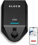 ELECQ Home EV Charger Level 2, Active Load Management, Solar Charging Modes, OCPP Compatible & Future-Proof, 50A Hardwired EVSE with J1772 Connector
