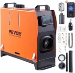 VEVOR 5 KW Diesel Air Heater, Bluetooth App Control All-on-one Diesel Heater with Automatic Altitude Adjustment, Remote Control and LCD, Portable Parking Heater for Home RV Trailer Camper Van Boat