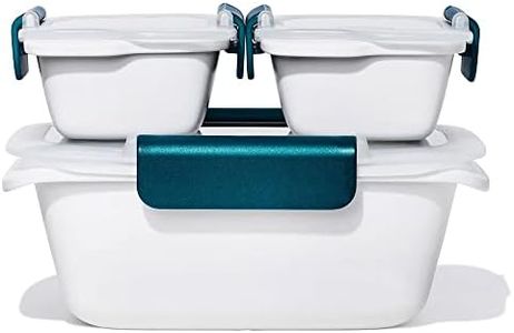 OXO Prep & Go 10-Piece Container Set, White