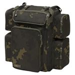 Korda Compac Rucksack 45 Dark Kamo, 45 Litre, Durable Water-Resistant Fabric, Reinforced Base, Adjustable Shoulder Harness, Heavy-Duty Zips, Multiple Storage Pockets, Ideal for Outdoor Adventures