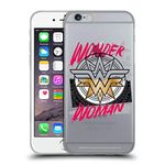 Head Case Designs Officially Licensed Wonder Woman DC Comics Shield Graphic Arts Soft Gel Case Compatible With Apple iPhone 6 / iPhone 6s