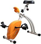 Ergonomyx Under Desk Bike (w/LCD Screen) Foldable Pedal Exerciser - Easy Assembly and Storage with Adjustable Tension Control