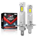 Tongruiting H1 Led Headlight Bulb - 36000LM 6500K 800% Brighter, 110W H1 Headlight Bulb,1:1 Size, IP68 Waterproof, Plug and Play Easy Installation, Pack of 2