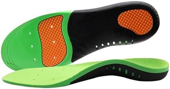 Extra Wide Orthotic Insoles for Men – HANHOST Orthotics for Plantar Fasciitis, Arch Pain & Bunions, 3/4 Length Inserts for Boots, Hiking Shoes & Wide Feet (L: EU 45-47)