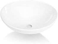 Sinber 16" x 13" x 5.5" White Oval 