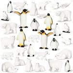 32 Pieces Polar Animals Figurines A