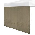 REDCAMP Instant Canopy Sidewall for 10x10ft Pop Up Canopy, 1 Pack Sunwall Only, Khaki (1 Sidewall Only, Canopy Tent NOT Included)