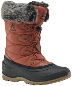Kamik Women's Momentum3 Winter Boots, Brick Red, 9