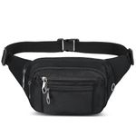 Bumbags Waist Fanny Pack Fashion Bum Bag Multiple Pockets Bumbag with Headphone Jack for Girls Ladies Men Women Dog Walking Hiking Travel Cycling Outdoor