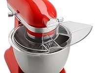 KSMBLPS Pouring Shield for Kitchenaid 5.5 Quart, Pouring shield for kitchenaid 6 Quart &5, 7, 8 Qt Stainless Steel Bowl, kitchenaid Bowl-Lift Stand Mixer Accessories Splash Guard Three-year Warranty