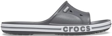 Crocs Unisex Bayaband Slide Slide Sandal, Slate Grey, 6 UK Men/ 7 UK Women