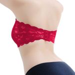 HELISHA Womens & Girls Regular wear Hook Lace Back Padded Bra Removable Pads (Free-Size Comfortable for 28-32 Bust-Size) (Maroon, Free-Size)