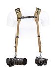 BlackRapid Double Camera Harness - Multi-Terrain Camo, Designed for 1 or 2 Cameras