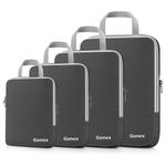 Gonex Compression Packing Cubes, Expandable Packing Organizers 4pcs (Deep Gray)